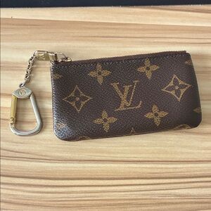 Louis Vuitton Brown Monogram Key Pouch
